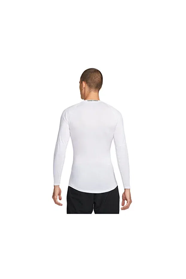 Мужская тренировочная футболка с длинным рукавом Nike, White — фото 2