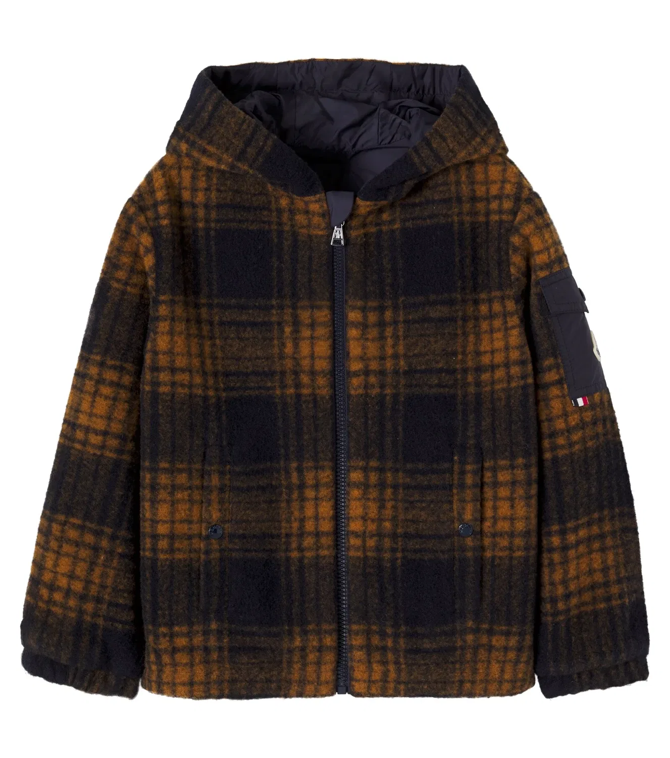 Легкая куртка двусторонняя Aubrac Moncler Enfant, мультиколор