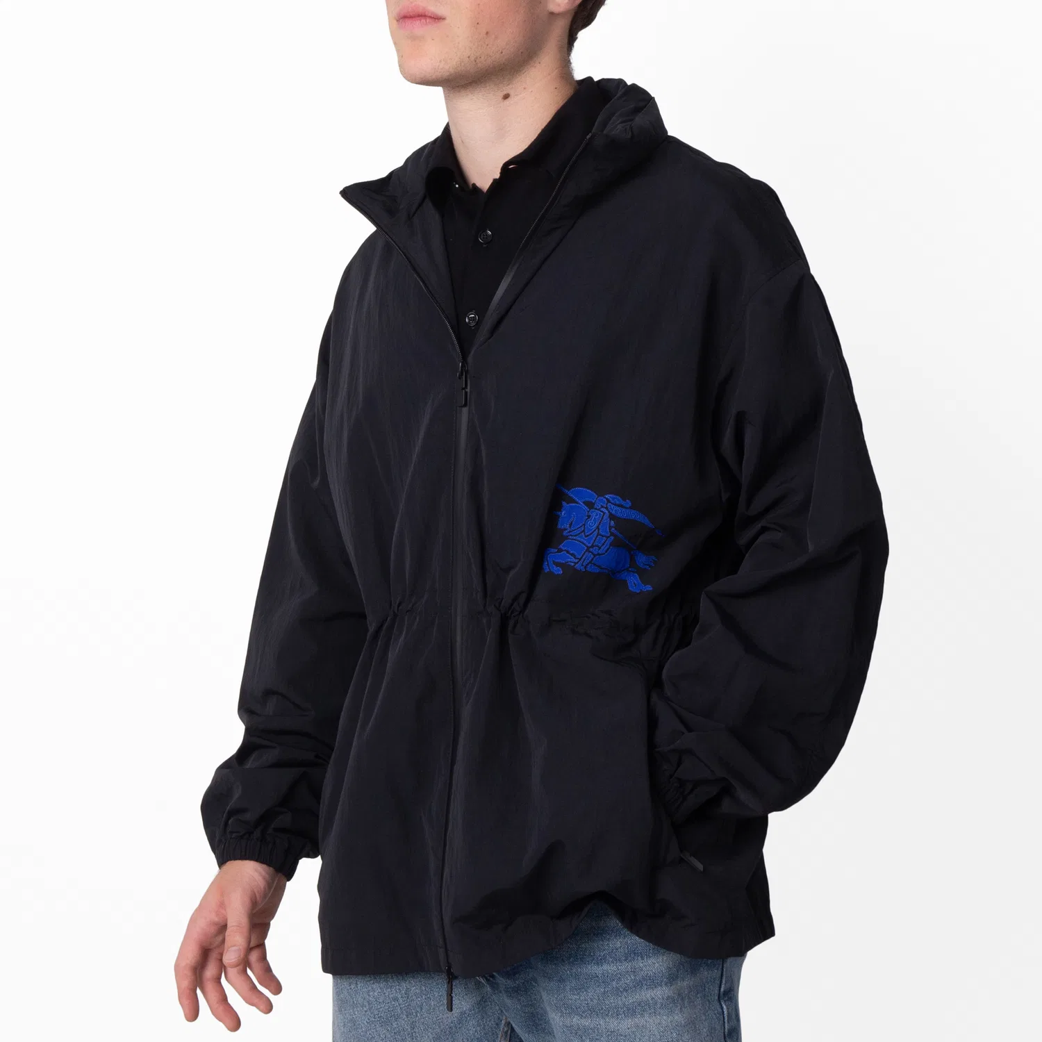Куртка с мотивом Equestrian Knight Motif Jacket Burberry, Black — фото 3