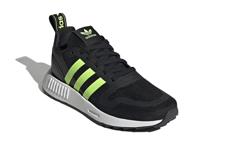 Детские кроссовки с низким верхом Multi J Fabric Abrasion Resistant, Adidas Originals, Black — фото 3