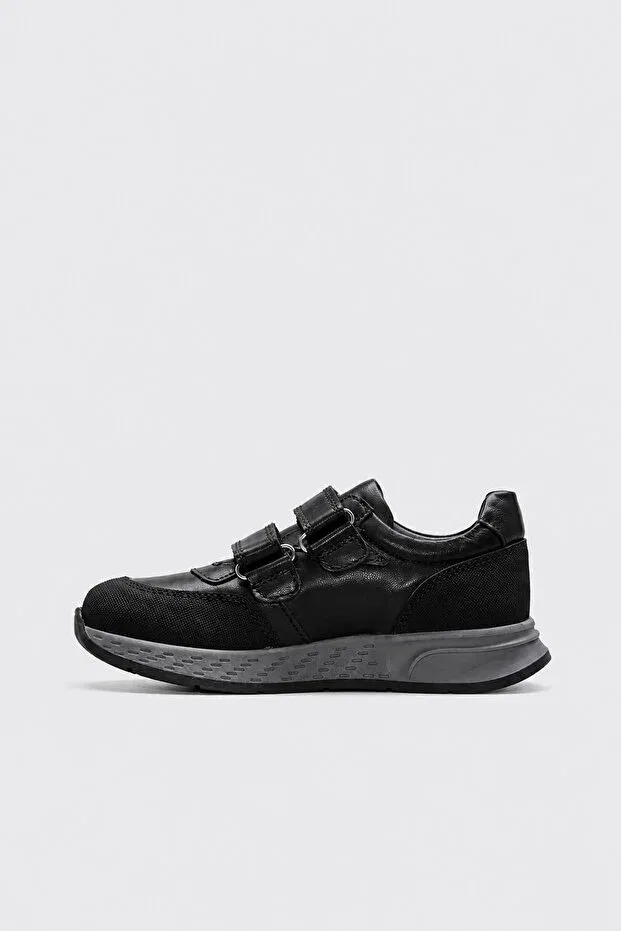 Детские повседневные туфли для мальчиков с принтом Young Fast Step, Black — фото 2