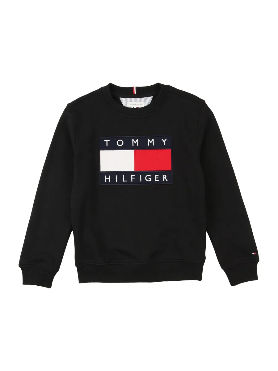 Толстовка TOMMY HILFIGER 'Heritage' черного цвета