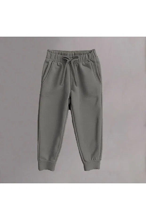 Детские спортивные штаны для девочек хлопковые Nacar Çarşı, Smoke Grey — фото 2