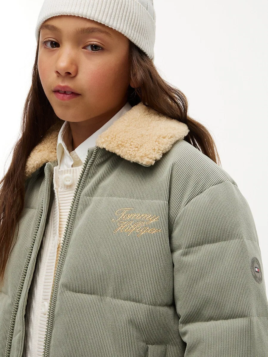 Зимняя куртка TOMMY HILFIGER светло-зеленого цвета — фото 3