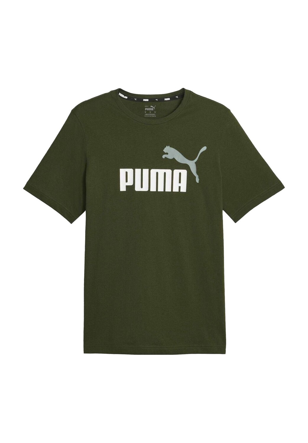 

Мужская хлопковая футболка с логотипом PUMA, цвет Myrtle