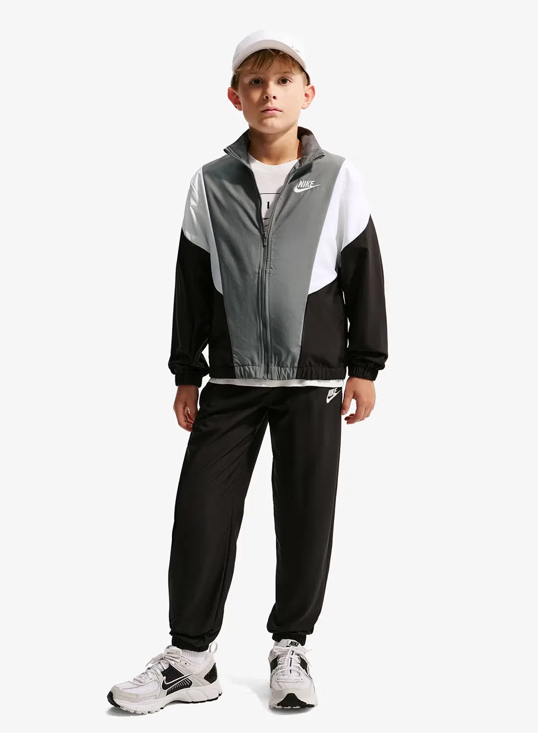 Комплект спортивный детский с полной молнией Youth woven Nike, черный