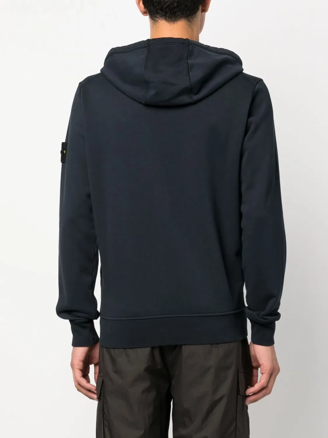 Stone Island Худи с кулиской, синий — фото 3