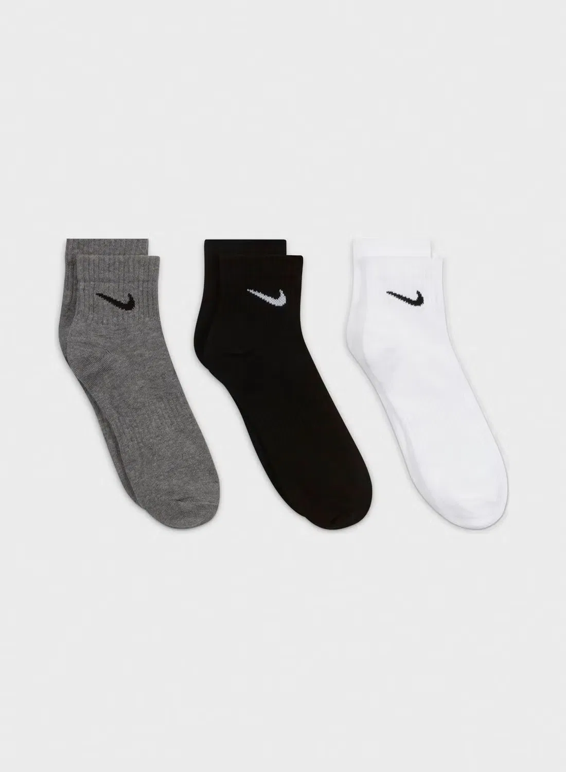 Носки повседневные низкие комплект 3 пары Nike, белый — фото 2