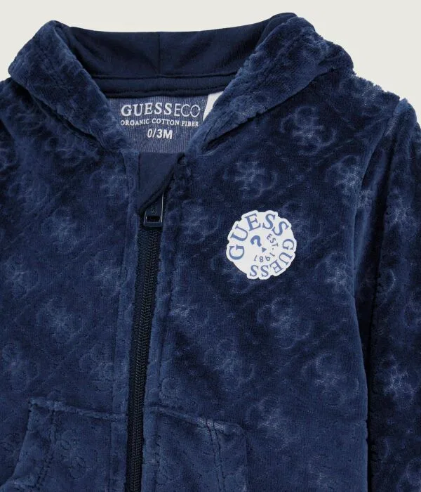 Детский комплект для мальчиков из органического хлопка Completo Guess, Blu Marino — фото 4