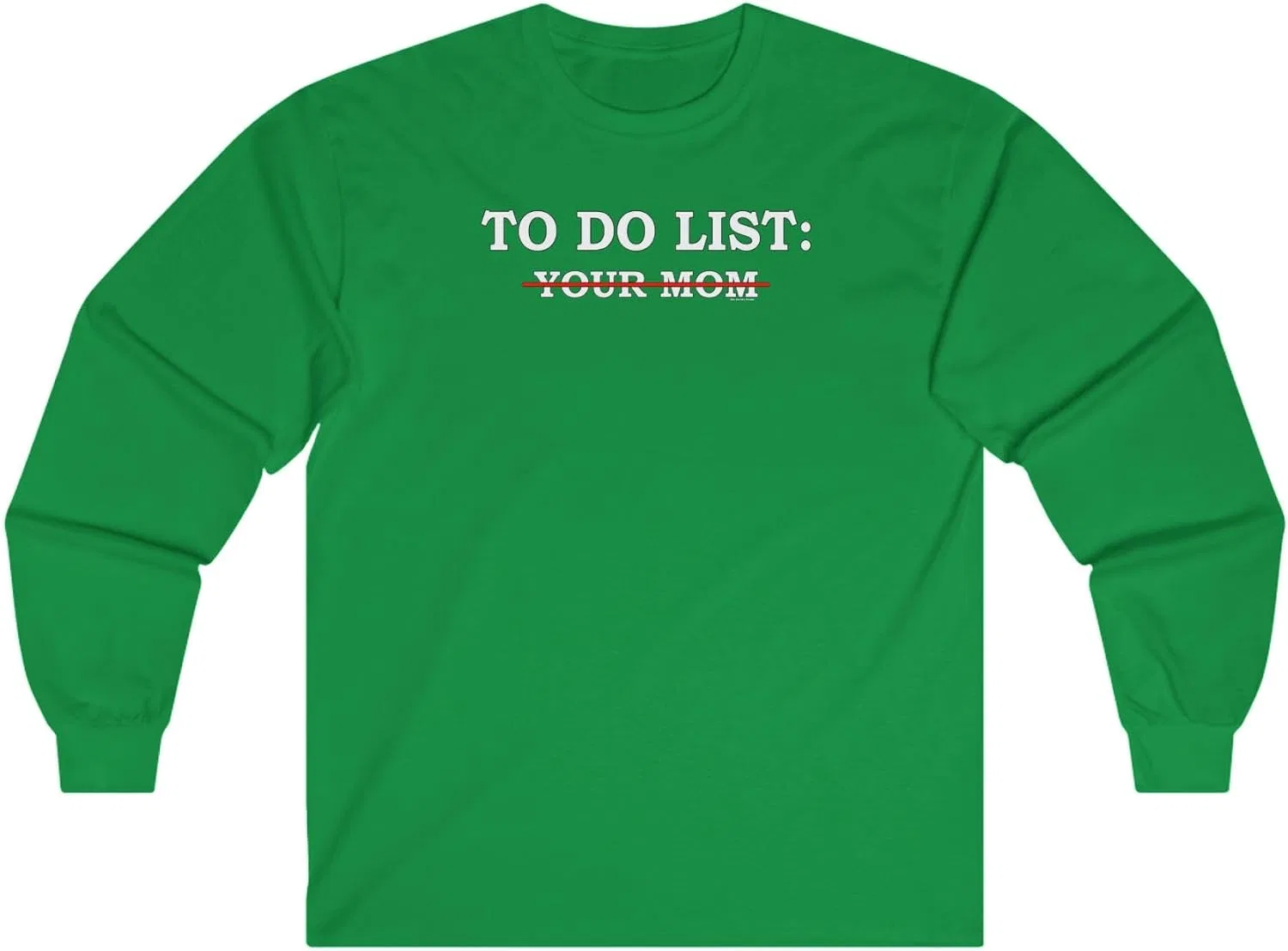 Женская футболка с длинным рукавом To Do List, Irish Green