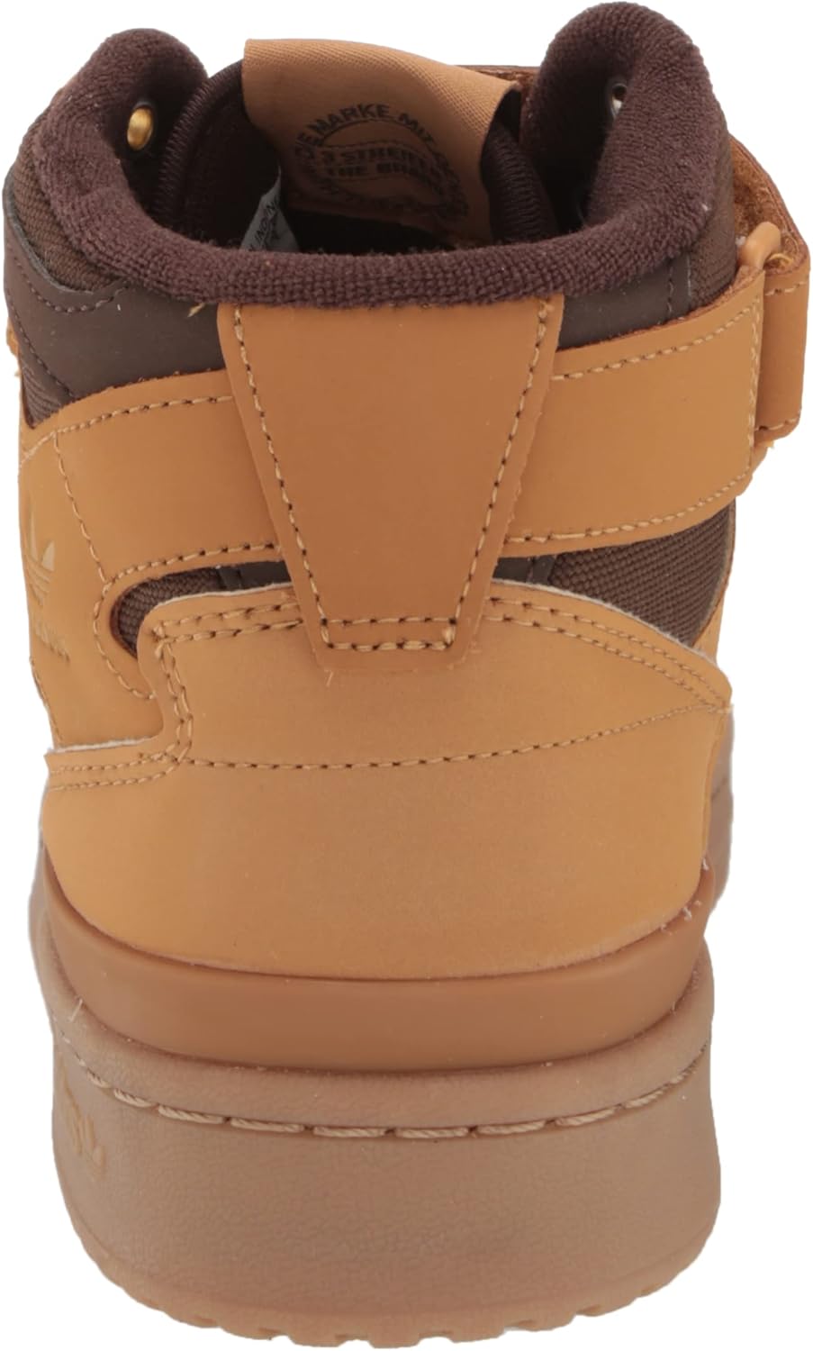 Мужские кроссовки adidas Originals Forum Mid, коричневый — фото 3