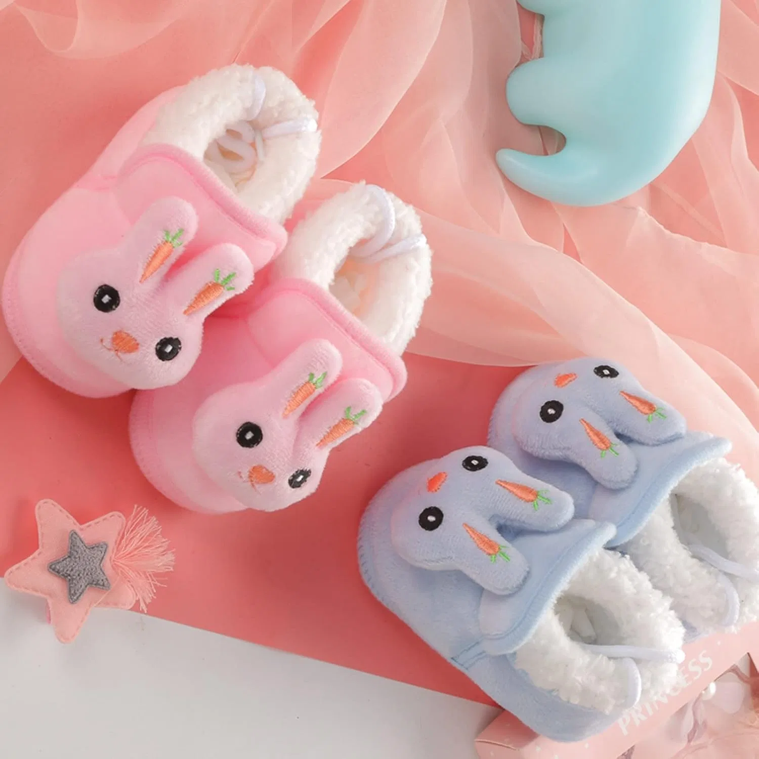 Детские ботинки для девочек с принтом Cat And Girl Boots, Pink — фото 3