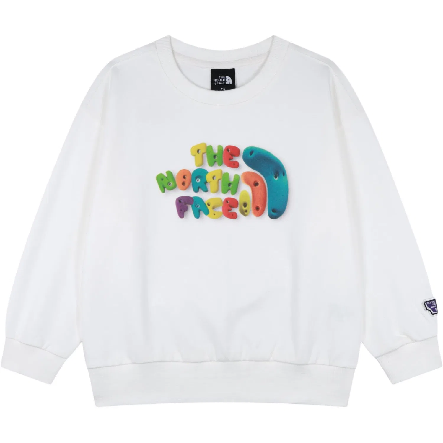 Детская толстовка с длинным рукавом Ivory THE NORTH FACE, Ivory