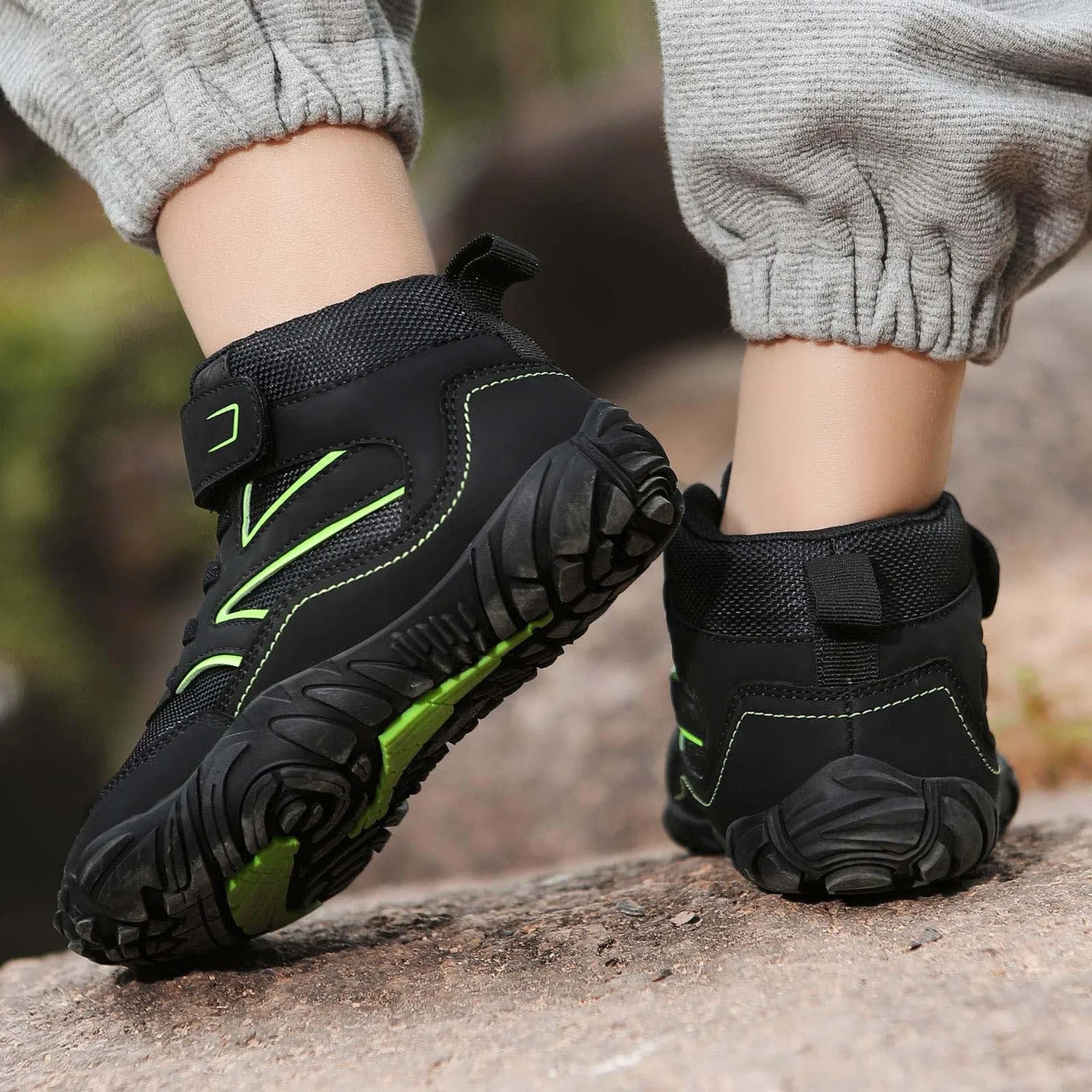 Детские водные тапочки с закрытым носком Barefoot Shoes, Noir — фото 3