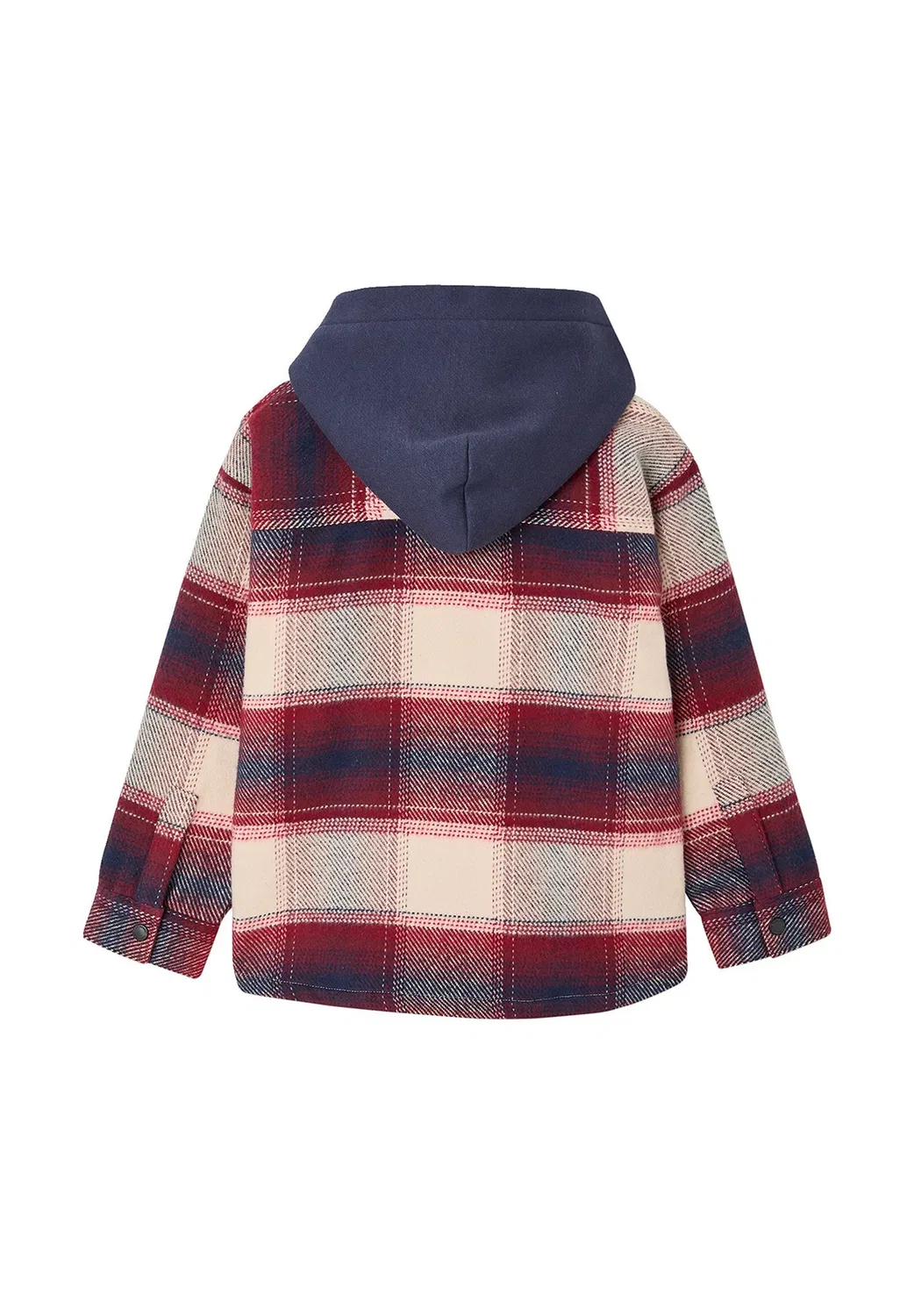 Hemdjacke mit kapuze jungen - рубашка Vertbaudet, Bordeaux — фото 2
