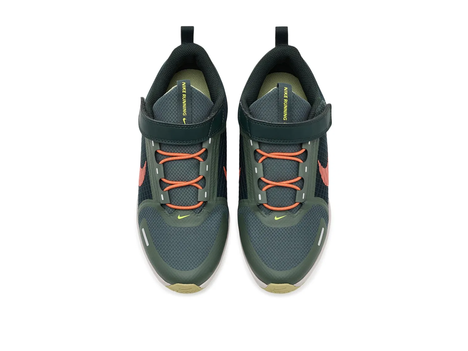 Кроссовки Star Runner Utility (для маленьких детей) Nike Kids, Black Spruce/Safety Orange/Camo Green — фото 3