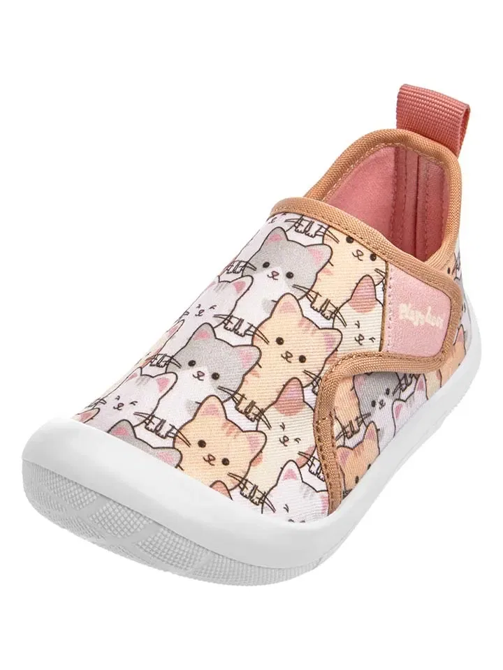 Домашние тапочки детские Playshoes, бежевый — фото 4