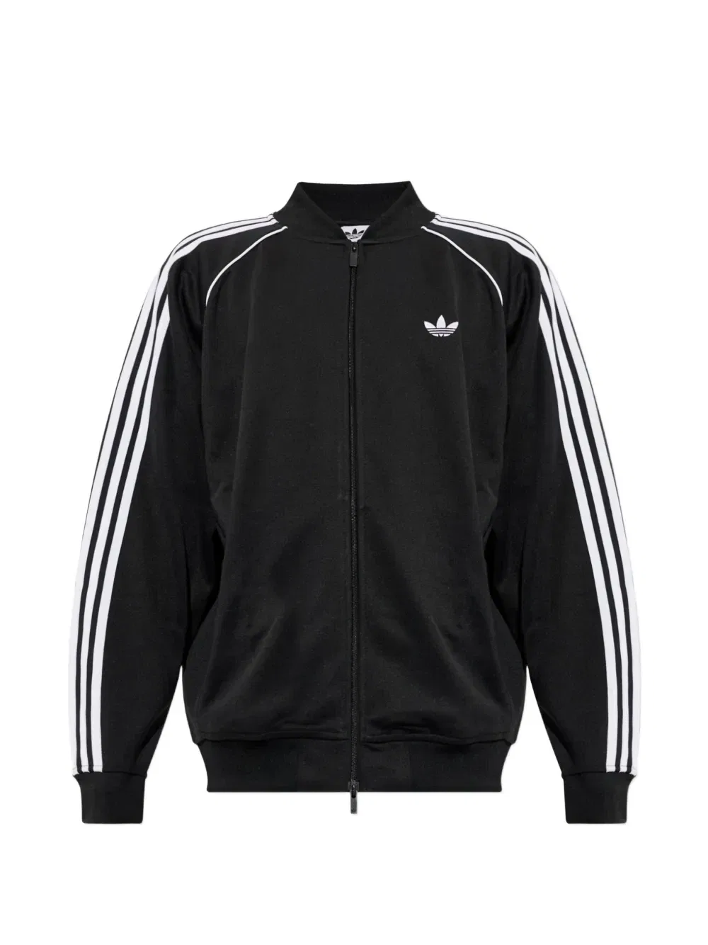 Свитшот с вышитым логотипом Adidas, черный