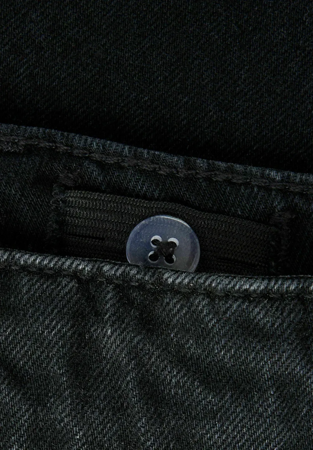 Джинсы свободного кроя Two Soon, Black Denim — фото 3