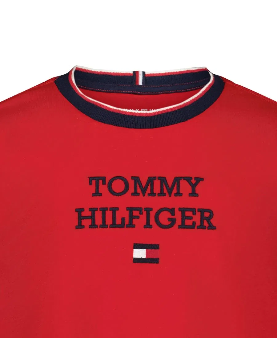 Футболка с коротким рукавом Classic Lockup Tommy Hilfiger, Tommy Red — фото 4