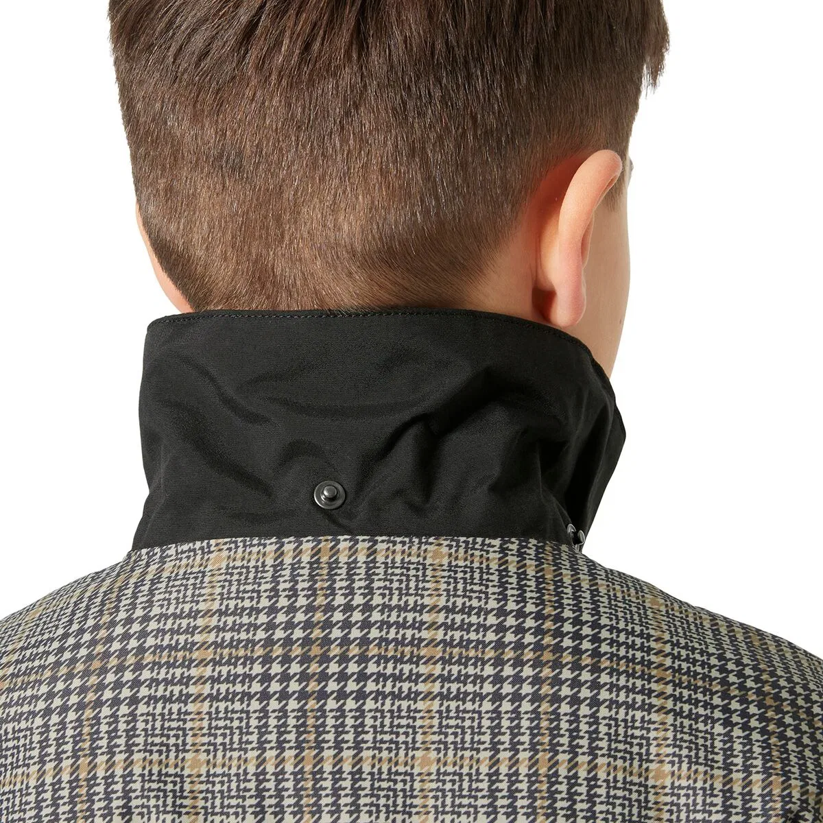 Детская куртка-анорак с принтом Jr Ride Anorak Helly Hansen, Black Broxburn Aop — фото 4