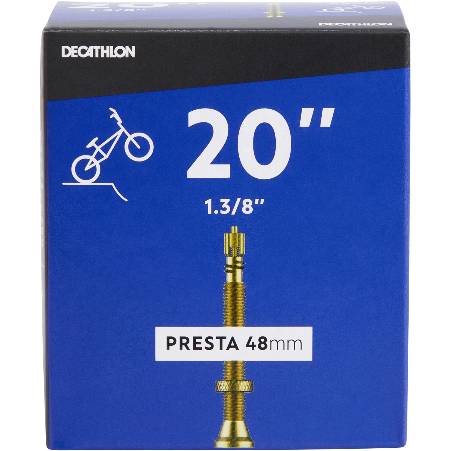 

Велосипедная труба BMX 20 дюймов × 1 "3/8 Presta 48 мм DECATHLON