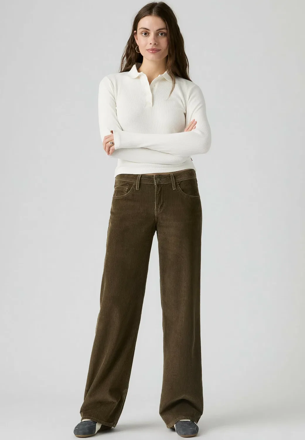 Низкие свободные брюки Levi'S, Business - Browns — фото 2