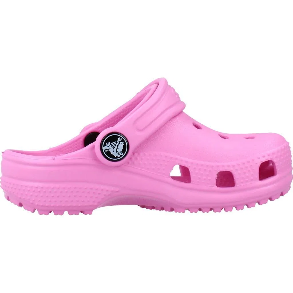 Детские сабо Classic Clog T Crocs, Rosa / Weiss — фото 4