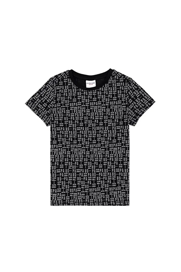 Детская футболка для мальчиков с коротким рукавом U.S. Polo Assn., Black