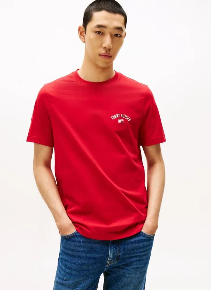 Футболка с принтом Graphic crew neck Tommy Hilfiger, красный