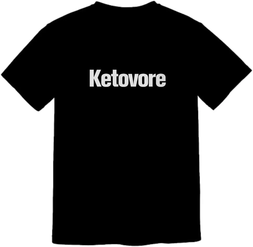 Мужская футболка с принтом Keto Comfort Colors, Black