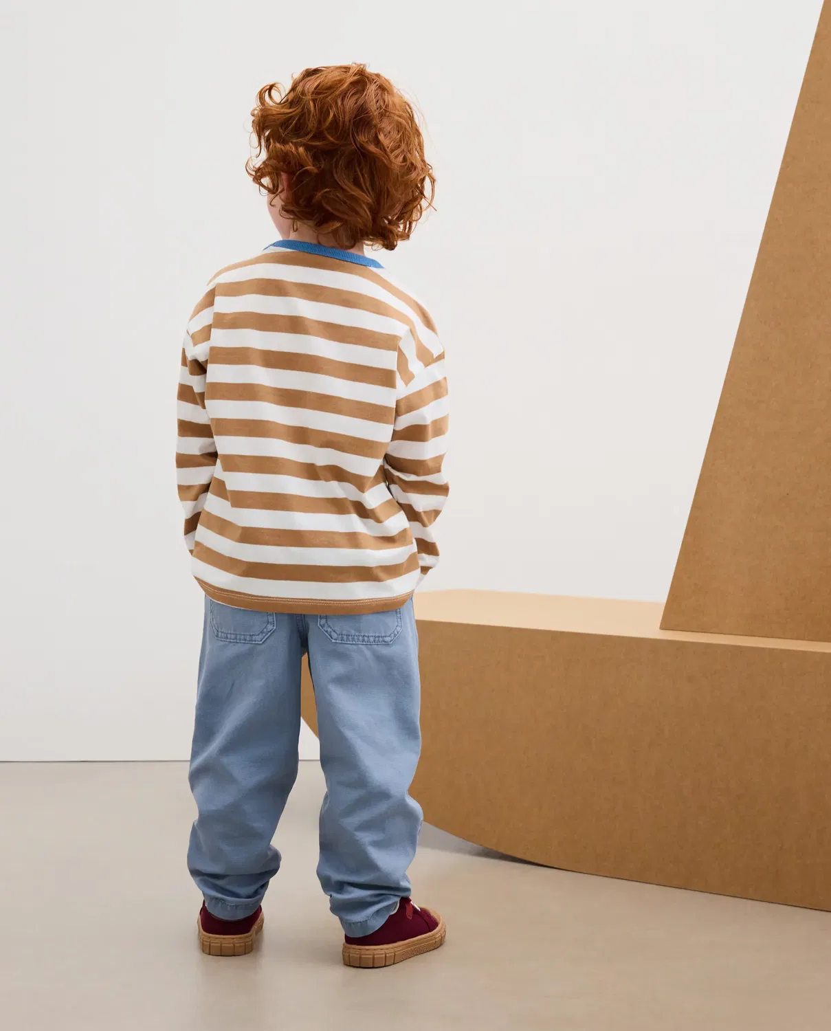 Детские штаны карго для мальчиков хлопковые Kids El Corte Inglés, 400 Azul — фото 3