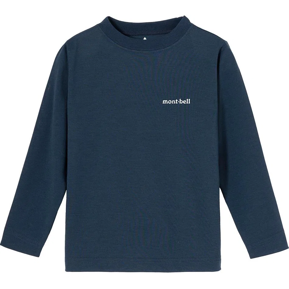Детская футболка с круглым вырезом MONTBELL, Light Blue — фото 4