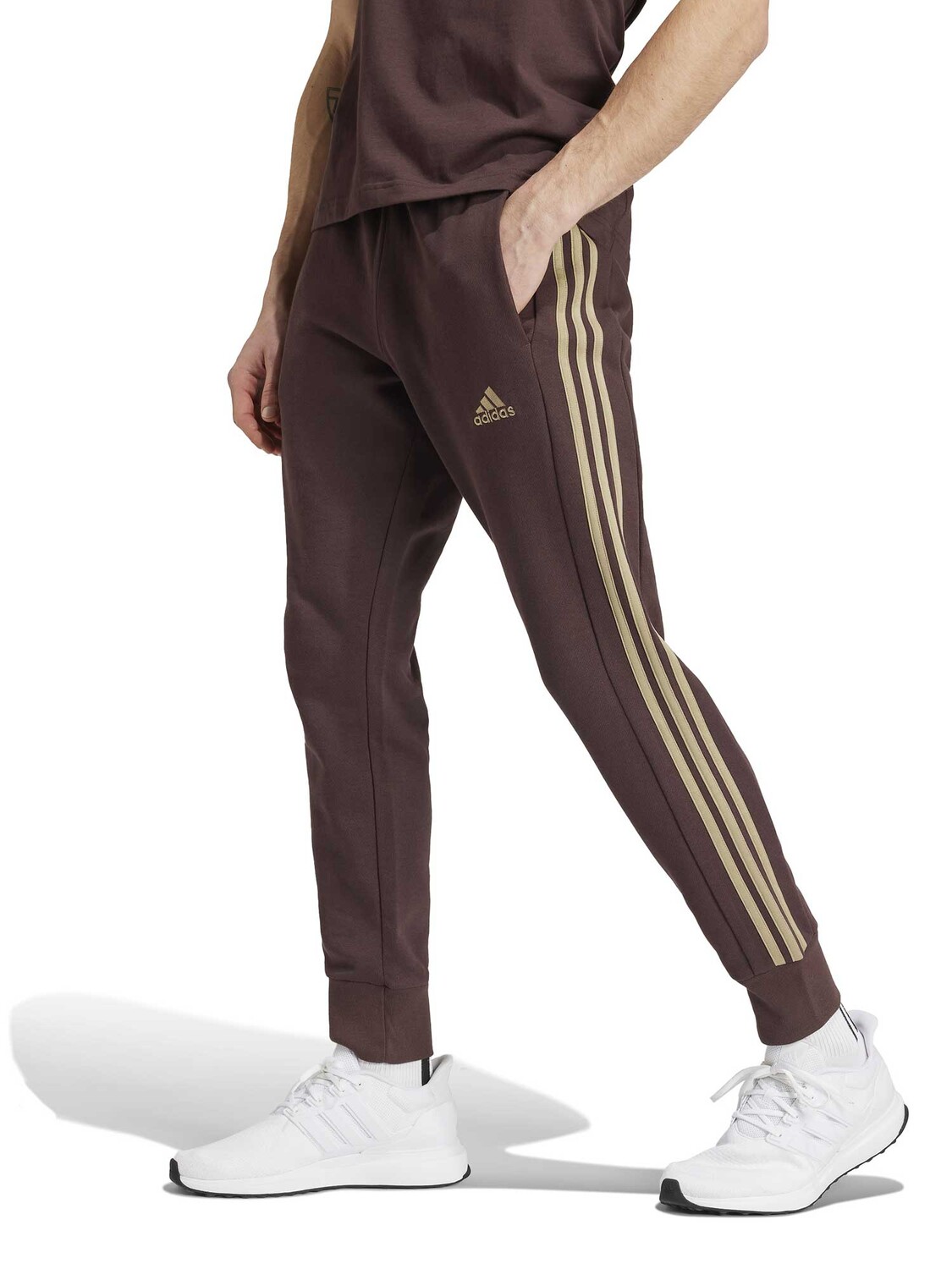 

Спортивные брюки Adidas Sportswear Essentials French Terry Tapered, коричневый