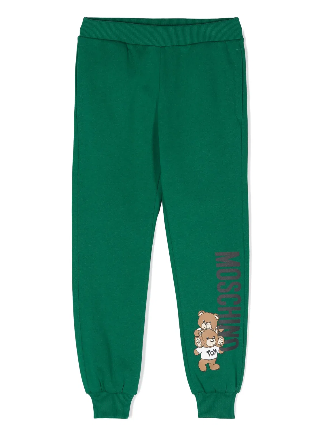 Трек-штаны с принтом Teddy Bear Moschino, зеленый