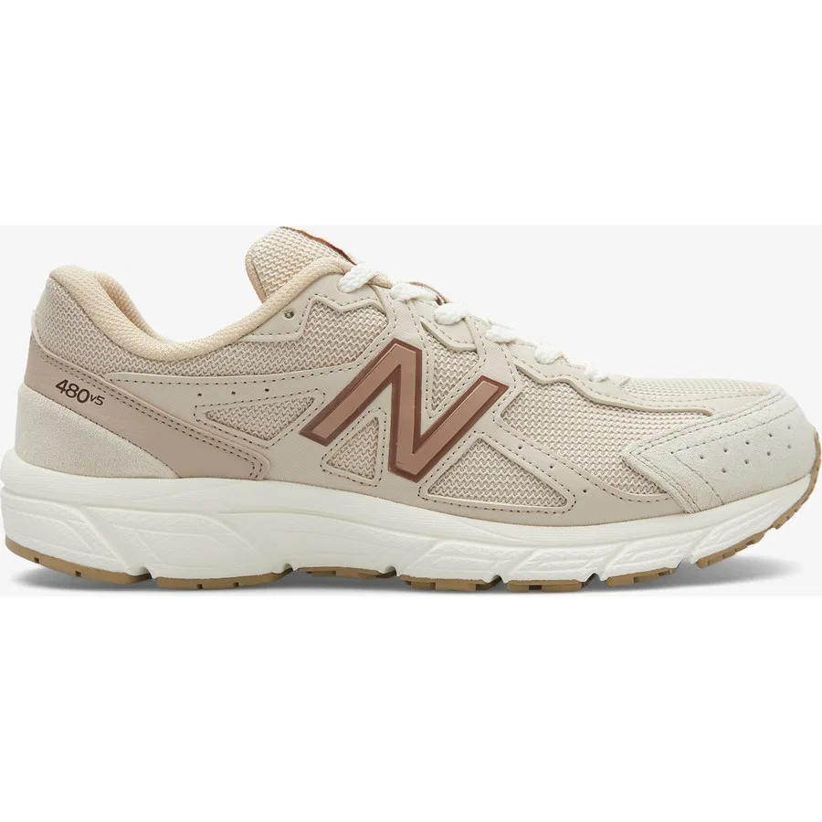 Кроссовки с технологией амортизации New Balance 480, Бежевый — фото 4