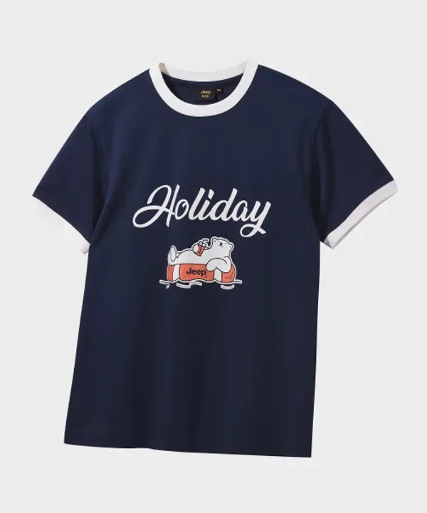 Футболка с коротким рукавом Holiday Bear, Jeepkids — фото 3