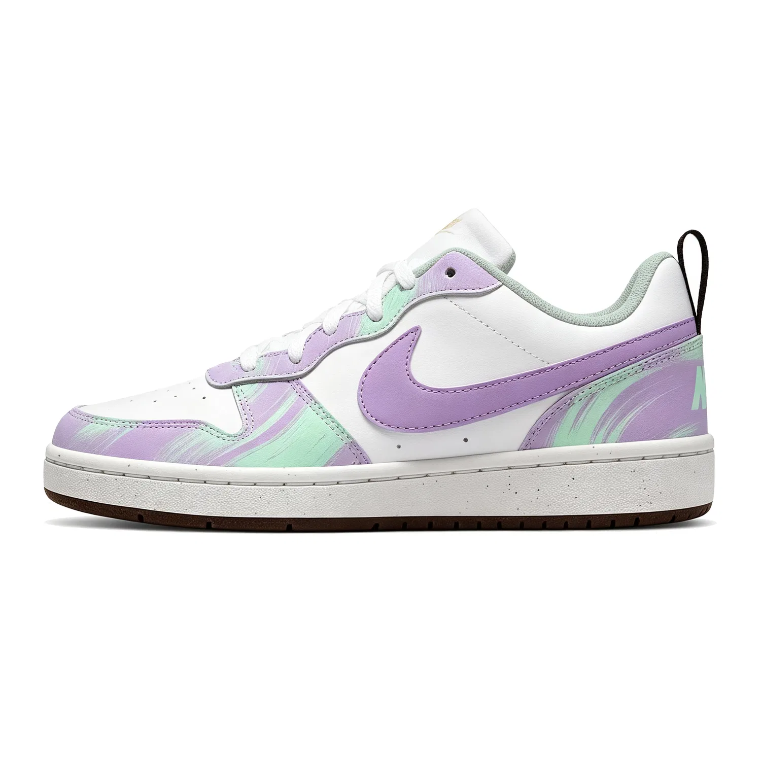 Детские кроссовки для скейтбординга с принтом Nike Court Borough, Purple Limited Shopping Bag — фото 3
