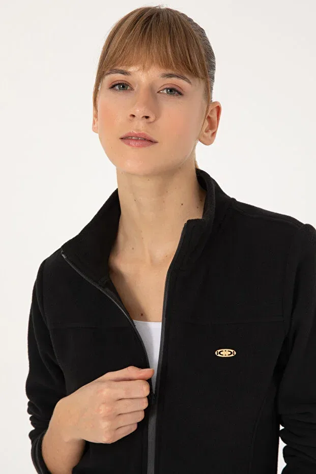 Женские свитшот с длинным рукавом U.S. Polo Assn., Black — фото 2