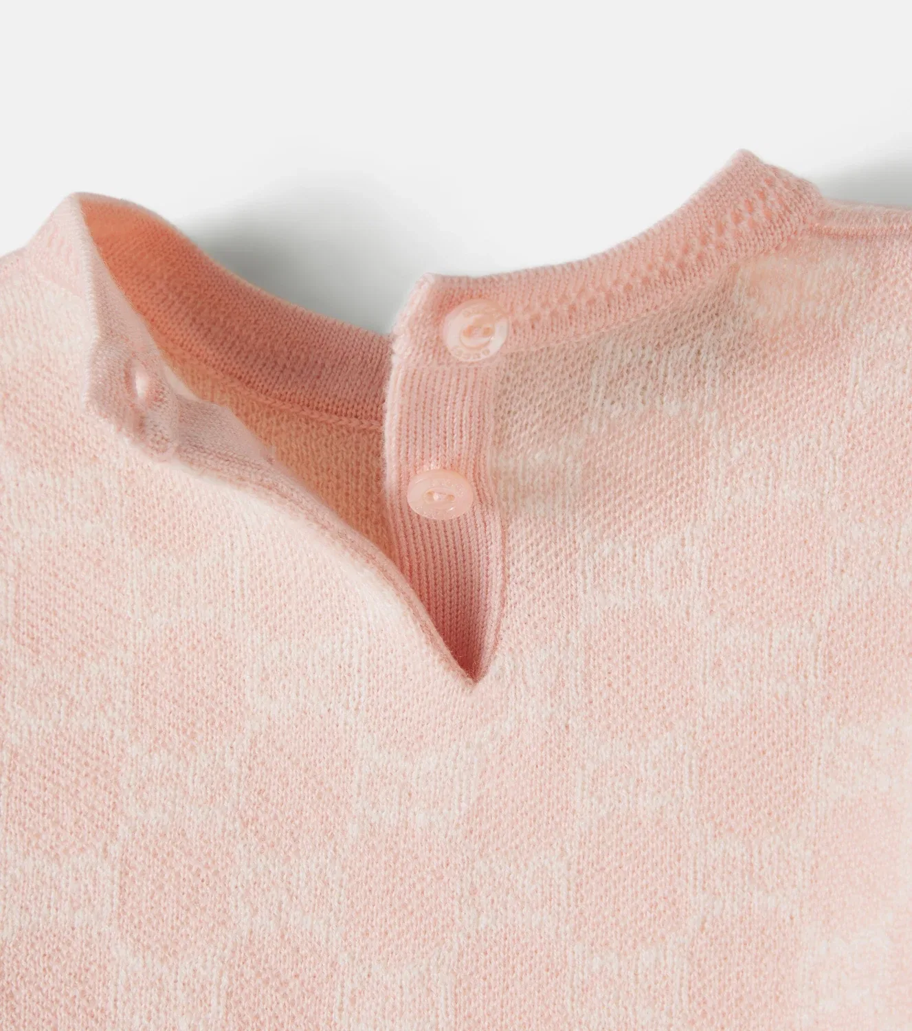 Детское платье из шерсти с жаккардовым узором GG GUCCI KIDS, розовый — фото 4