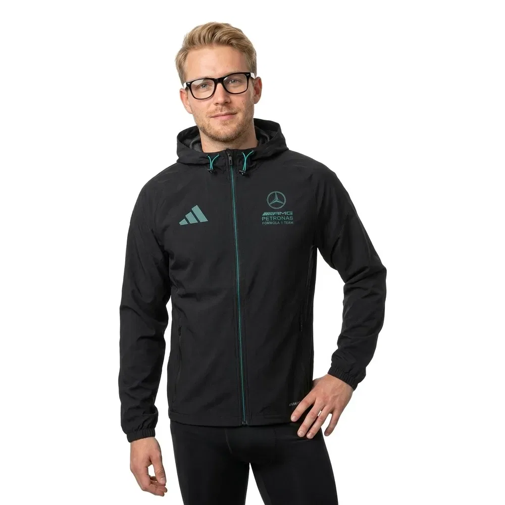 Куртка Vis Tech Mercedes-AMG Petronas F1 Team Lights Out Adidas, черный — фото 2