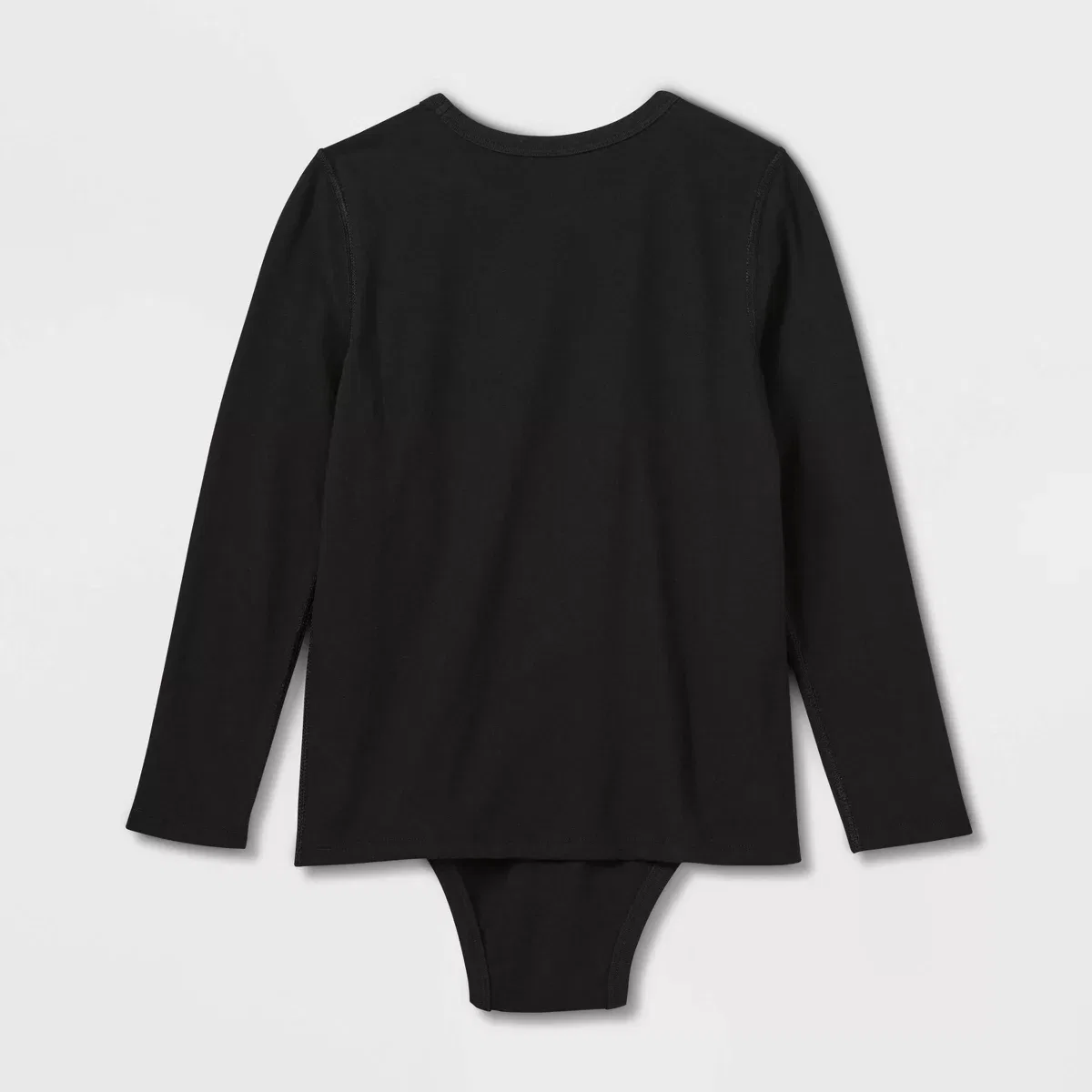 Детский адаптивный боди с длинным рукавом GIRLS 4-16 SEPARATES, Black — фото 2