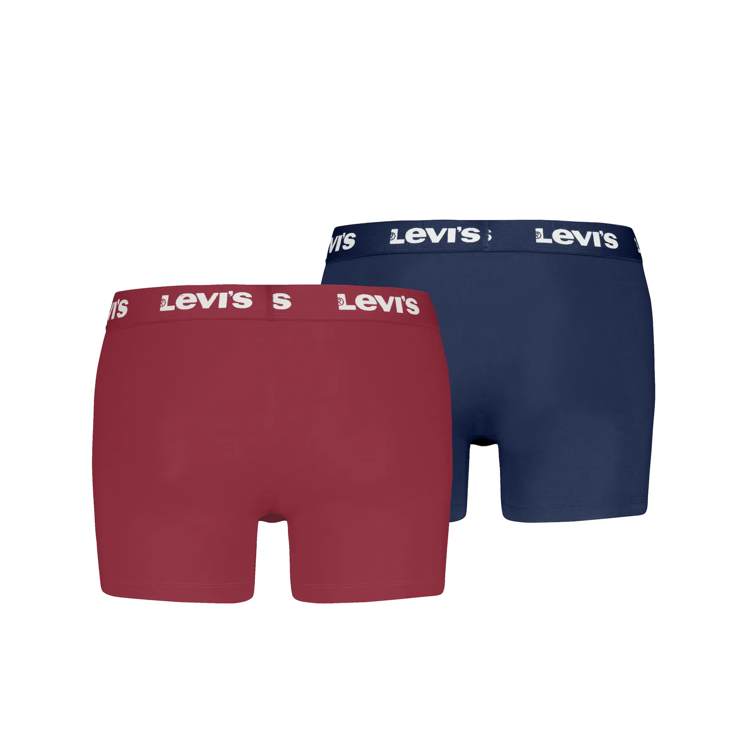 Мужские боксеры с логотипом Levi's, Red/Blue — фото 2