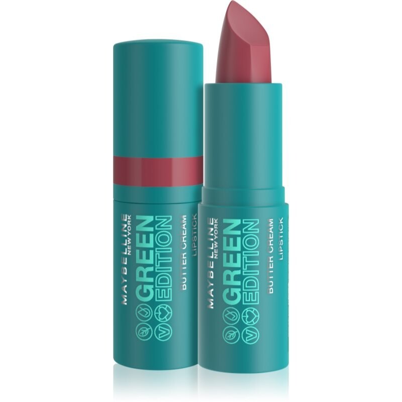 

Кремовая увлажняющая помада Maybelline Green Edition оттенок 010 Lagoon 3,4 г Inna Marka