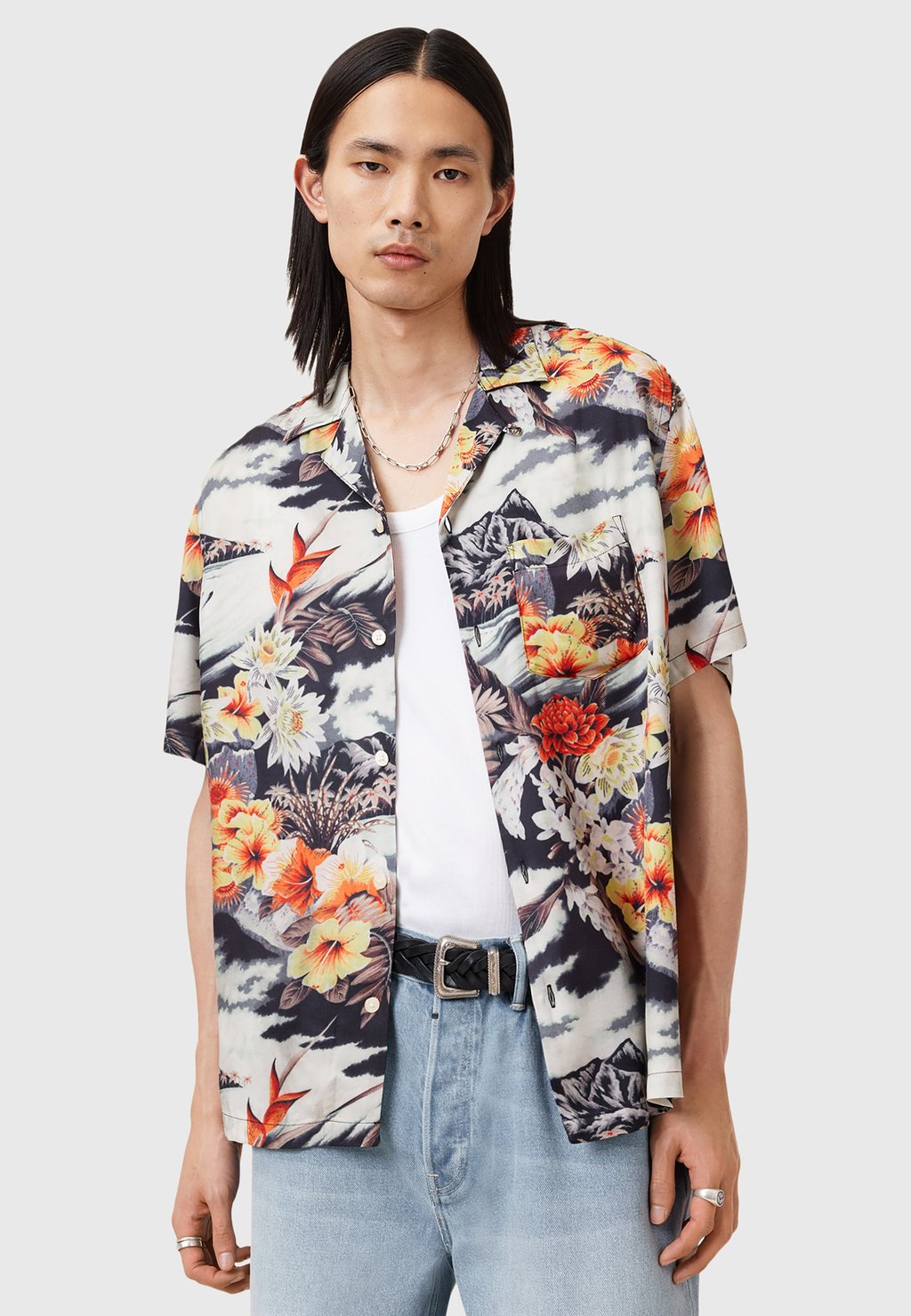 

Рубашка OSCANI AllSaints, черный