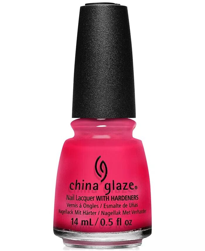 

Лак для ногтей с отвердителями China Glaze, цвет Shocking Pink