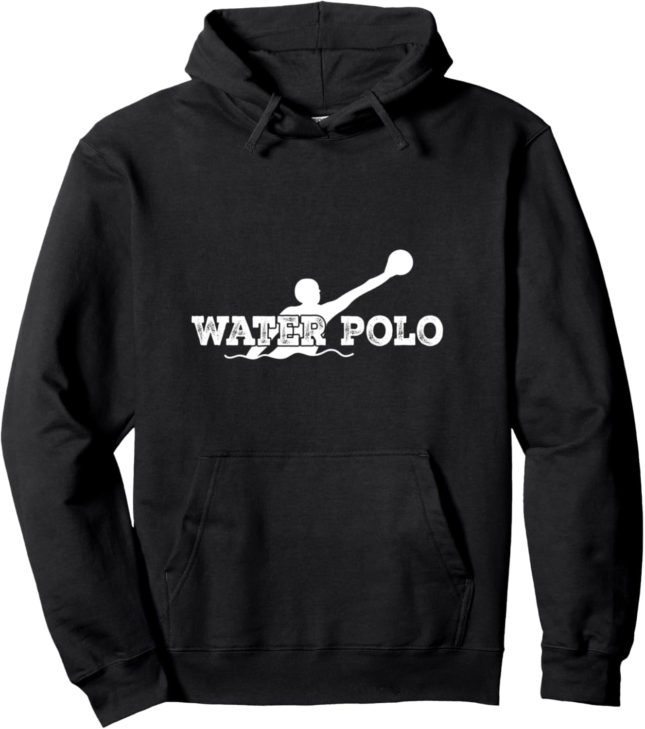 

Игрок в водное поло, спортивная толстовка для водного поло Waterpolo Player Waterpolo Designs, черный