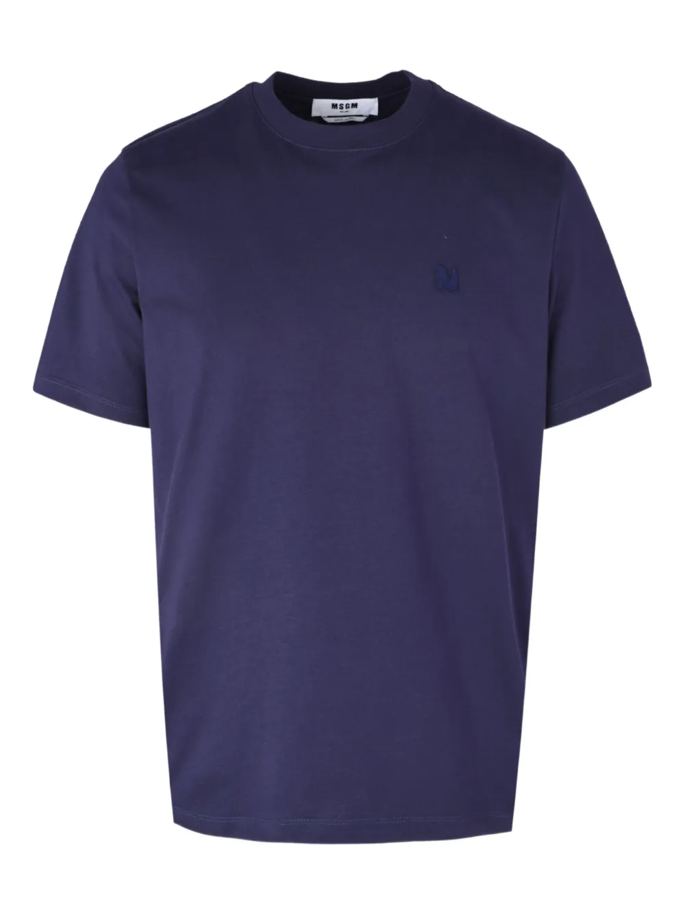 

Футболка с логотипом Msgm, синий