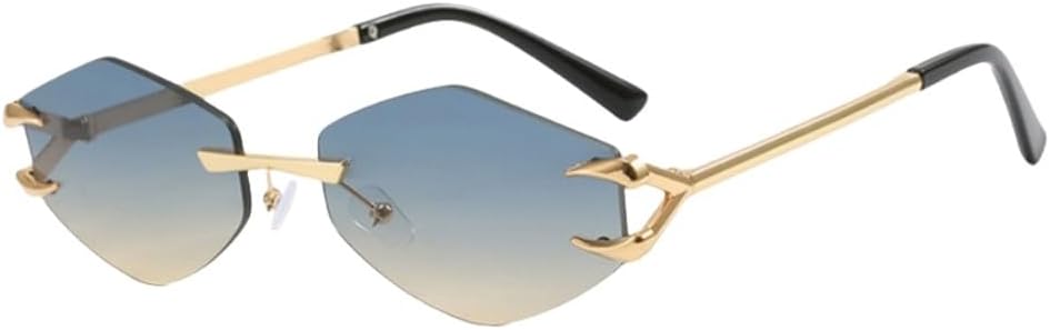 

Женские солнцезащитные очки с индивидуальной оправой, многоугольные солнцезащитные очки, повседневные, в стиле хип-хоп, модные, для активного отдыха, мужские очки с защитой от УФ-излучения UV400 UJNHGQ, Bluetea