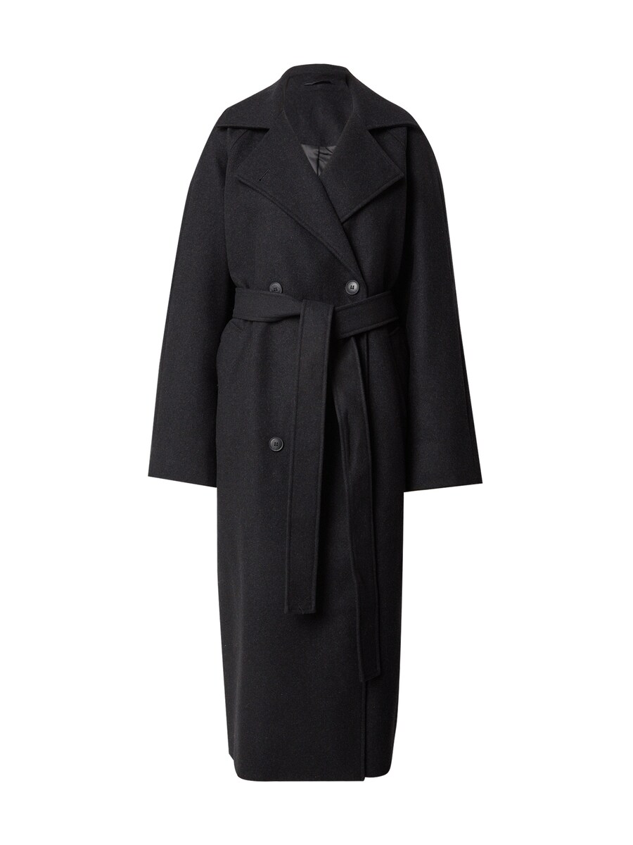 

Межсезонное пальто WEEKDAY, цвет mottled black